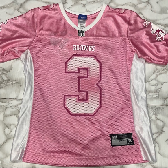 NFL Cleveland Browns Anderson Fan Jersey in Pink NWT - Picture 1 of 12